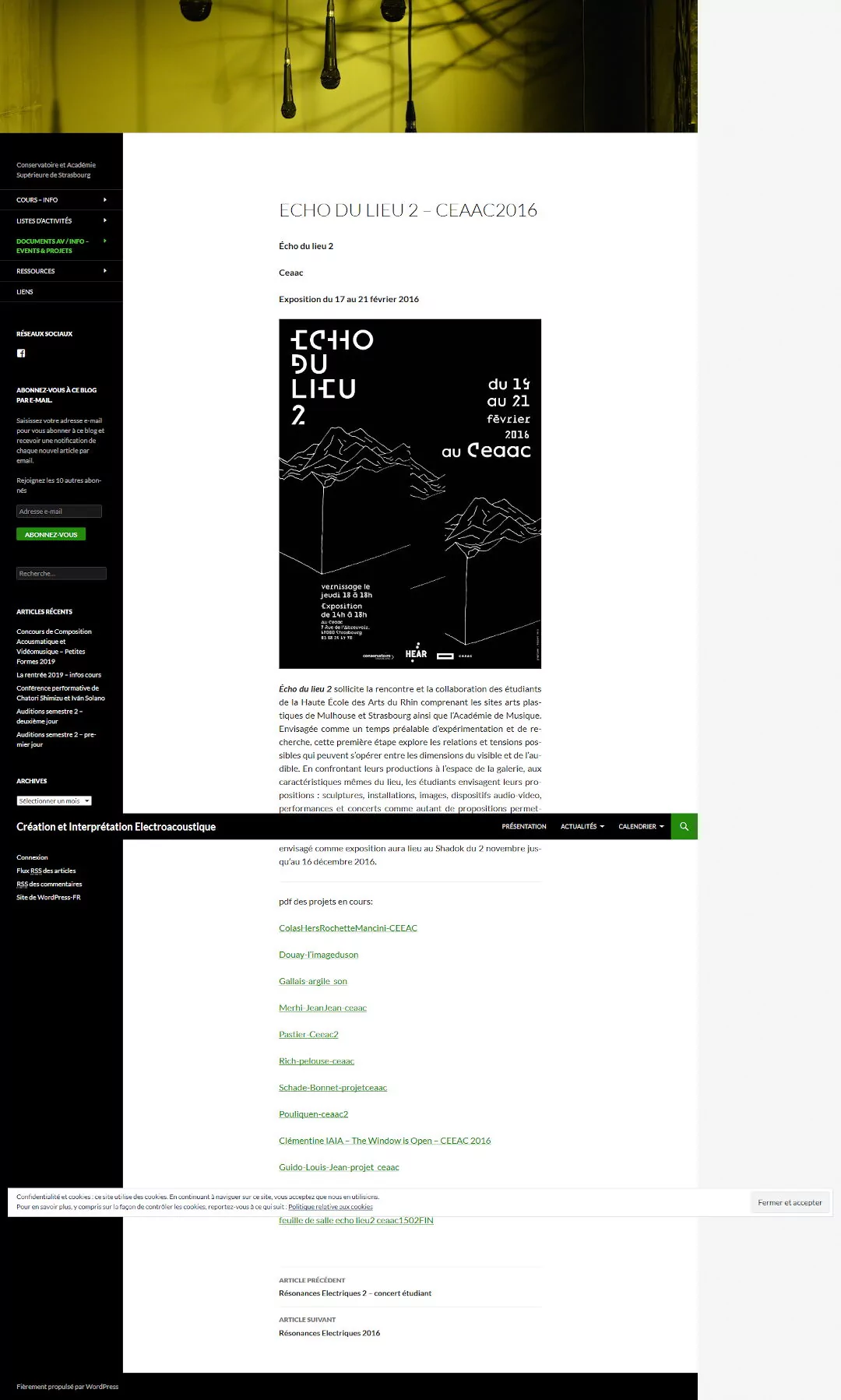 2016 Echo Des Lieux Centre Europeen D Action Pour L Art Contemporain(07)
